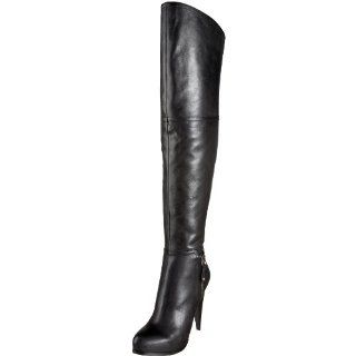 GUESS Womens Never Boot,Black,5 M US Shoes