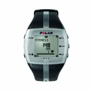 Polar FT7 Mens Heart Rate Monitor Watch (Black / Silver