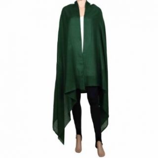 Wool Shawls in Solid Color Green Evening Wrap Women Dress
