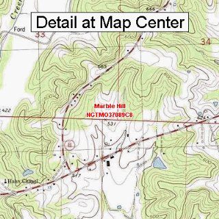 USGS Topographic Quadrangle Map   Marble Hill, Missouri