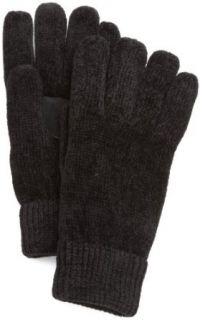 Isotoner Womens Solid Rayon Chenille Glove With Suede