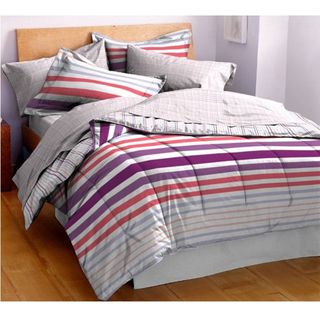 Hanes Cabana Warm Striped 3 piece Comforter Set
