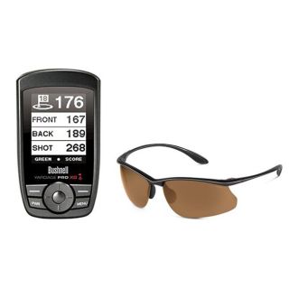 Bushnell Yardage Pro XG Golf GPS and Bolle Kicker Sunglasses