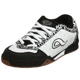  Adio Mens Kenny V.1 Skate Shoe,White/Black Nubuck,9.5 M US Shoes