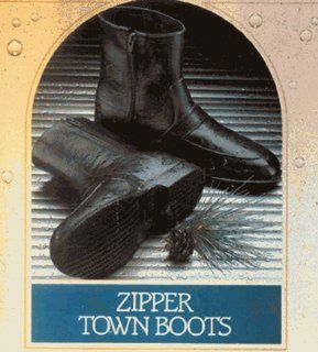 Zipper Town Boot Rubber Rain Boots by totes ISOTONER (L 9   10) Shoes
