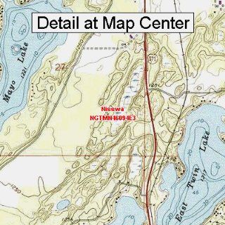 USGS Topographic Quadrangle Map   Nisswa, Minnesota