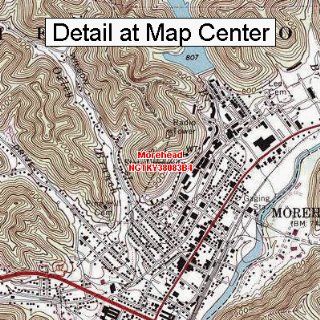 USGS Topographic Quadrangle Map   Morehead, Kentucky