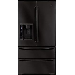 LG 25 cubic feet Black French Door Refrigerator
