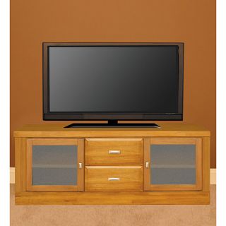 CustomHouse Cabinetry Honey 60 inch TV Console