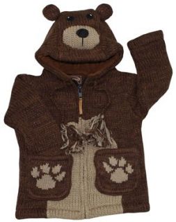 Kyber Brown Bear Wool Sweater  Medium Clothing