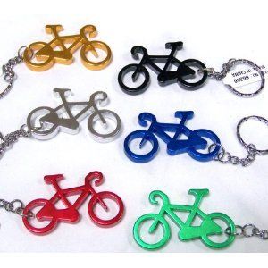 Bicycle Key Chain & Bottle Opener   Dozen Sports