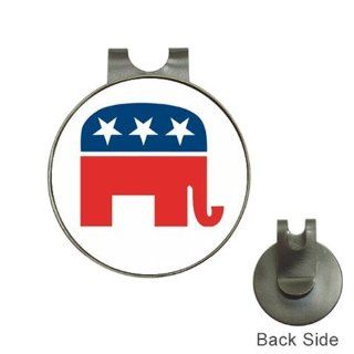 Magnetic Golf Ball Marker Hat Clip Republican Elephant