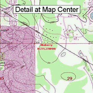 USGS Topographic Quadrangle Map   Mulberry, Florida
