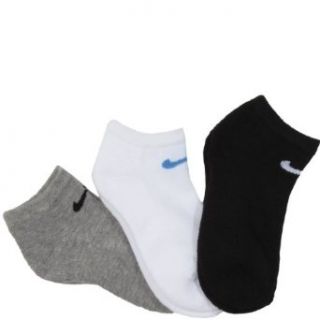 Nike Kids Swoosh Logo Low Cut Socks (3 Pairs) Clothing