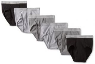 Hanes Mens 6 Pack Mid Rise Brief Clothing