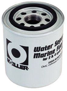 Moeller Water Separating Fuel Filter (Short Water, Mercury