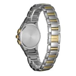 Bulova Womens Diamonds Two tone Steel Chronograph Quartz Watch