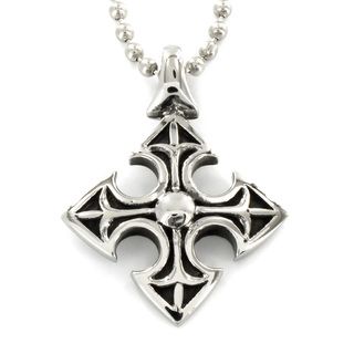 Stainless Steel Medieval Cross Necklace