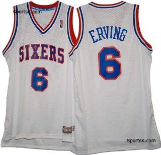 76ers Julius Erving Throwback Jersey White (Small Only