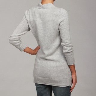 Knitted Dove Womens Grey Heather Cardigan FINAL SALE
