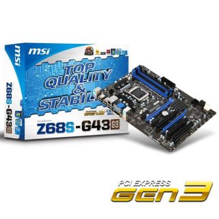 MSI Z68S G43 (G3)   Achat / Vente COMPACT MSI Z68S G43 (G3