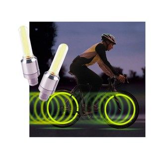 Fireflys Yellow LED Flash Valve Cap for Bicycles or Cars