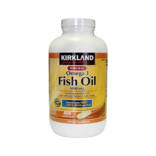 Kirkland Signature Natural Omega 3 Fatty Acid 400 ct Fish Oil