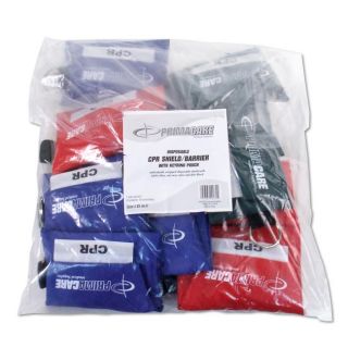 Primacare CPR Shield/ Barrier Key Ring Pouches (Pack of 12