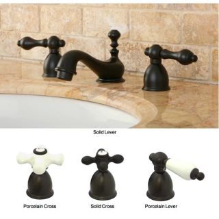 Mini widespread Oil Rubbed Bronze Bathroom Faucet