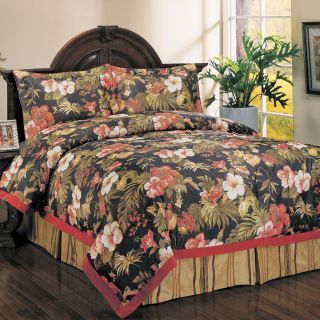 Black Paradise King size Comforter Set