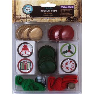 Vintage Collection Funky Christmas Value Party Pack Bottle Caps