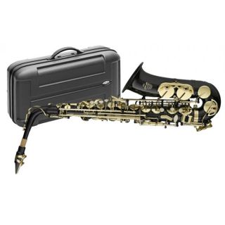 Stagg Sax Alto, avec clé de Fa# aigu 77 SA/BK Laqué noir   Sax Alto