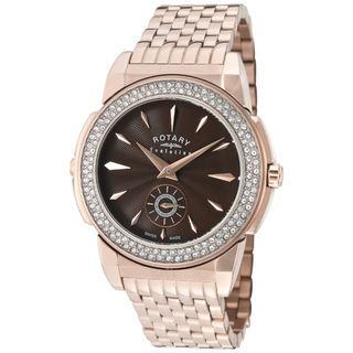 Rotary Womens Evolution TZ2 Rose Goldtone Stainless Steel Watch