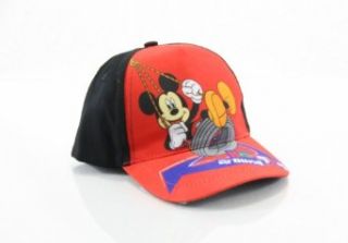 Disney Mickey Mouse Boys Red Baseball Cap Hat Clothing