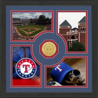 Highland Mint Texas Rangers Fan Memories Minted Coin Photo Frame