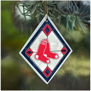 Boston Red Sox MLB Art Glass Ornament