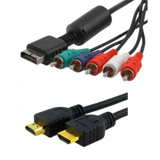 BasAcc AV Cable/ HDMI Cable for Sony Playstation 2/ 3 Today $7.81 5.0
