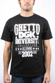DGK   Ghetto University Short Sleeve T Shirt In Black