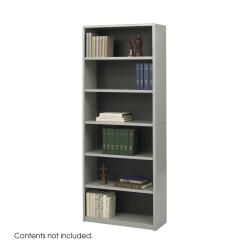 Safco Value Mate Steel 6 shelf Bookcase