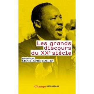 Les grands discours du XX siècle   Achat / Vente livre Christophe