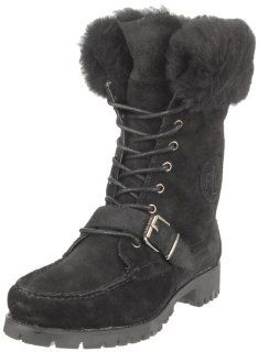 com Lauren Ralph Lauren Womens Zabby Boot,Black/Black,10 B US Shoes