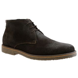 GBX Mens Dark Brown Suede Ankle Boots