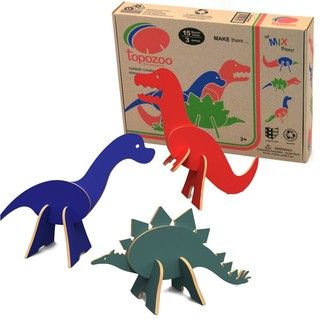 Topozoo 3D Dinosaur Puzzle Set