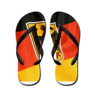 Artsmith, Inc. Mens Flip Flops (Sandals) German Flag