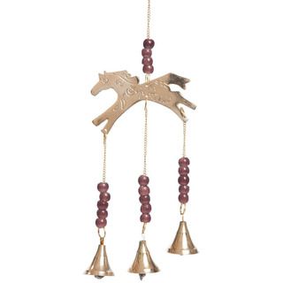 Brass Bell Horse Wind Chime (India)