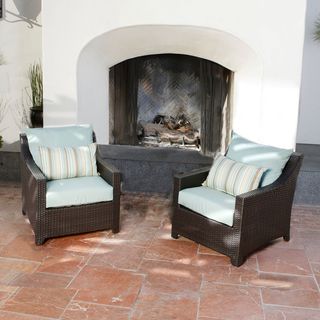 RST Outdoor Bliss Patio Furniture Club Chairs (Set of 2)