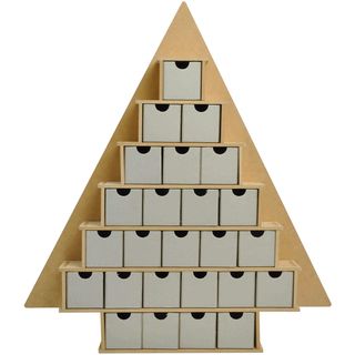 Beyond The Page MDF Large Tree With Drawers Advent Calendar