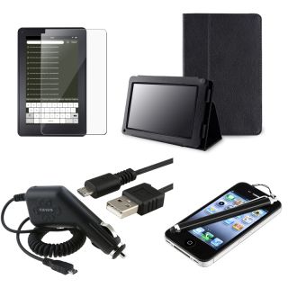 Black Case/ LCD Protector/ Charger/ Cable for  Kindle Fire Today