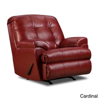 Simmons Bonded Leather Reclining Rocker Chair
