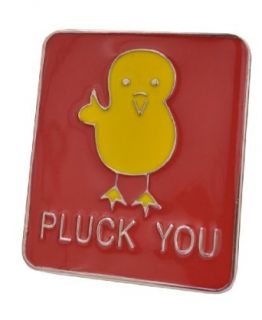 Buckle Rage PLUCK YOU   Very Funny Chick Bad Word Belt